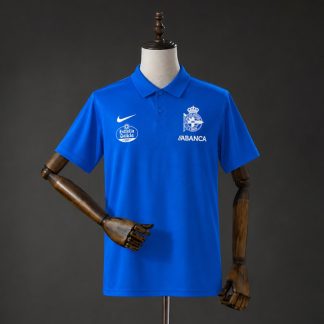 Deportivo La Coruña 2026/27 Travel Pikétröja Herr Ljusblå