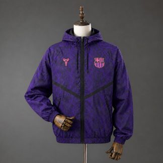 FC Barcelona x Kobe Bryant 2026/27 Anthemjacka Herr Lila och Svart Fotbollströja