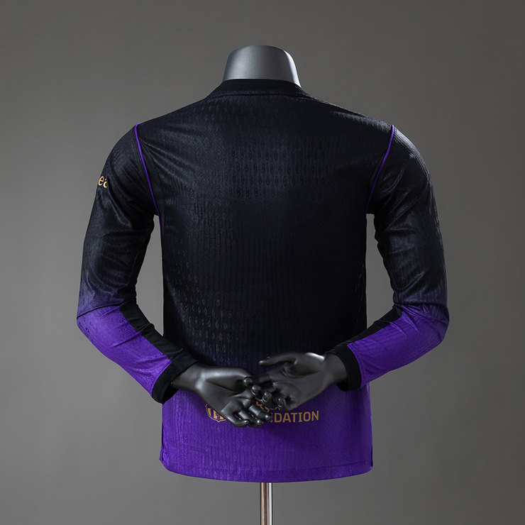 FC Barcelona x Kobe Bryant 2026/27 Bortatröja Spelarversion Herr Långärmad Fotbollströja