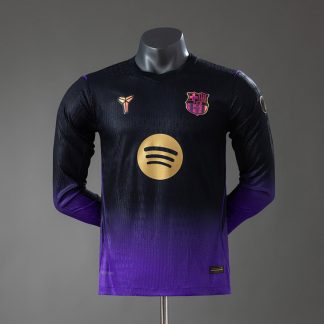FC Barcelona x Kobe Bryant 2026/27 Bortatröja Spelarversion Herr Långärmad Fotbollströja