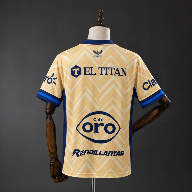 FC Motagua 2026/27 Bortatröja Herr Guld och Marinblå Fotbollströja