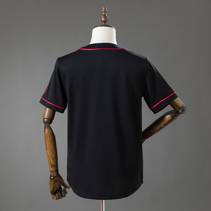 Flamengo 2026/27 CRF Starter Baseballtröja Herr Svart Röd Fotbollströja