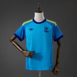 Flamengo 2026/27 Tredje Målvaktströja Herr Blå och Guld Fotbollströja