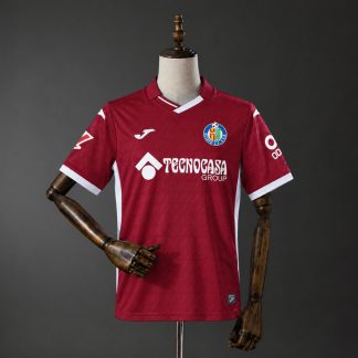 Getafe CF 2026/27 Bortatröja Herr Vinröd och Vit Fotbollströja