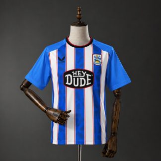 Huddersfield Town 2026/27 Hemmatröja Herr Ljusblå Vit och Röd Fotbollströja
