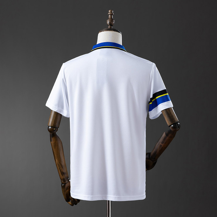 Inter Milan 1997/98 Retro Bortatröja Herr Vit Fotbollströja