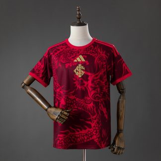 Internacional 2026/27 Dragon Tredjetröja Herr Vinröd Röd och Guld Fotbollströja