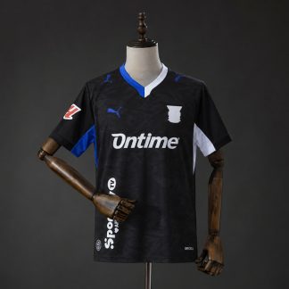 Leganés 2026/27 Bortatröja Herr Svart Blå och Vit Fotbollströja