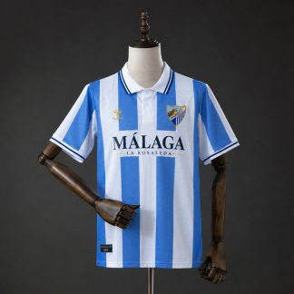 Málaga CF 2026/27 Special Edition Tröja Herr Vit och Ljusblå Fotbollströja