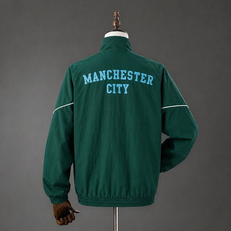 Manchester City 2025/26 Förmatch KING Anthemjacka Herr Grön