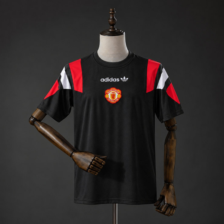 Manchester United 2026/27 EQT Tröja Herr Svart Fotbollströja