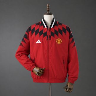 Manchester United 2026/27 Stadium Trackjacka Herr Röd