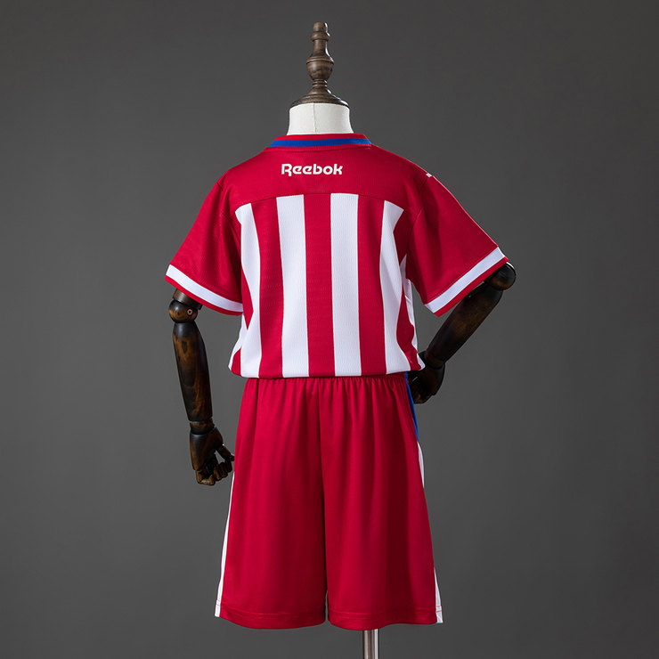 Náutico Capibaribe 2026/27 Hemmaställ Barn Röd Vit och Blå med Shorts