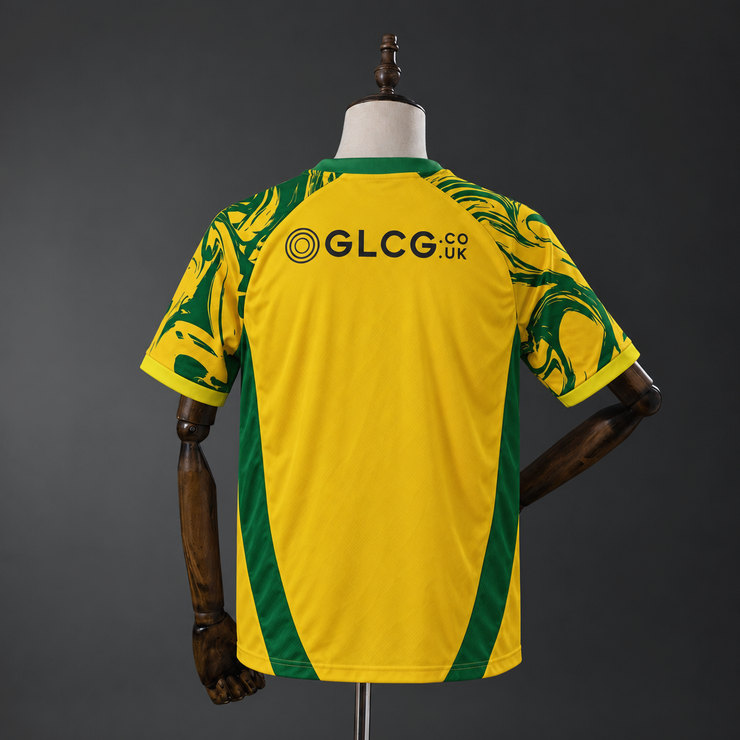 Norwich City 2026/27 Hemmatröja Herr Gul och Grön Fotbollströja