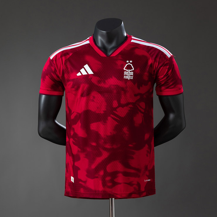 Nottingham Forest 2026/27 Hemmatröja Spelarversion Herr Röd och Vit Fotbollströja