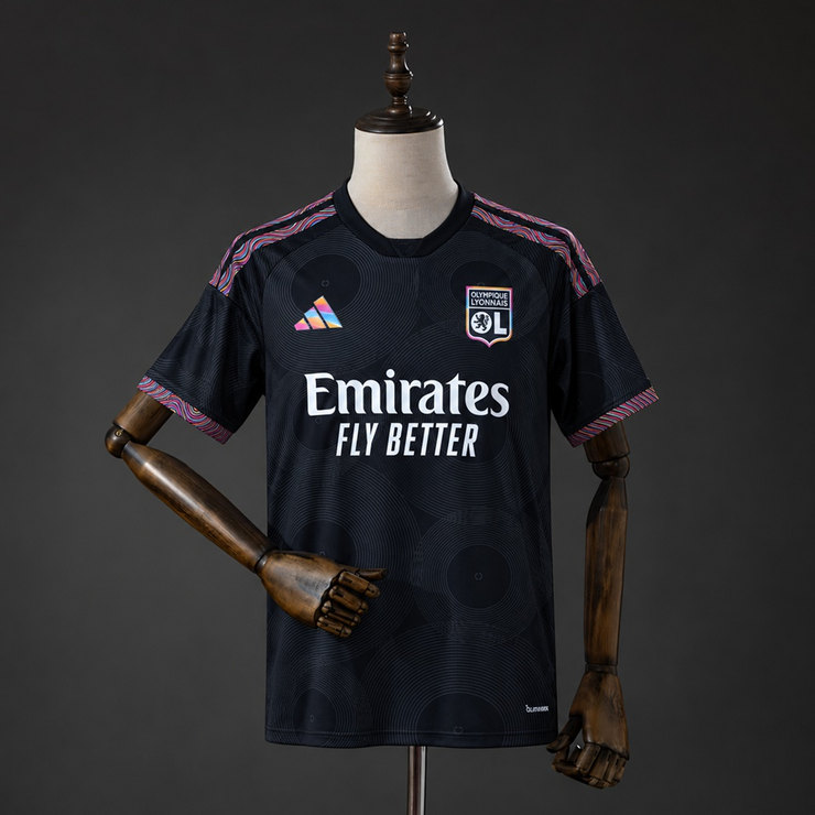 Olympique Lyonnais 2026/27 Tredjetröja Herr Svart Fotbollströja