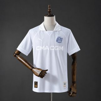 Olympique de Marseille 125-årsjubileumströja Herr Vit Fotbollströja
