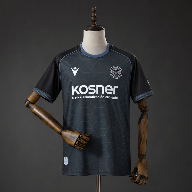 Osasuna 2026/27 Tredjetröja Herr Svart och Antracitgrå Fotbollströja