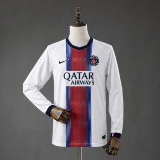 Paris Saint-Germain PSG 2026/27 Bortatröja Långärmad Herr Vit Fotbollströja