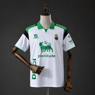 Racing de Santander 2026/27 Hemmatröja Herr Vit Grön och Svart Fotbollströja