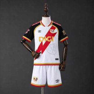Rayo Vallecano 2026/27 Hemmaställ Barn Vit med Shorts