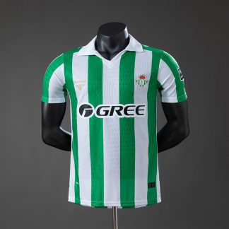 Real Betis 2026/27 Hemmatröja Spelarversion Herr Grön och Vit Fotbollströja