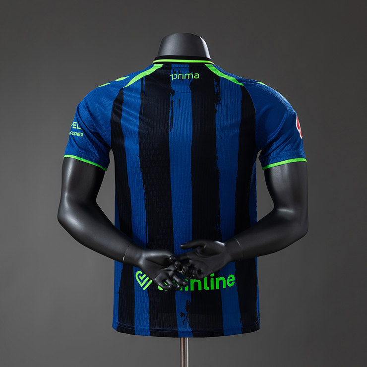 Real Betis 2026/27 Tredjetröja Spelarversion Herr Blå Svart och Limegrön Fotbollströja