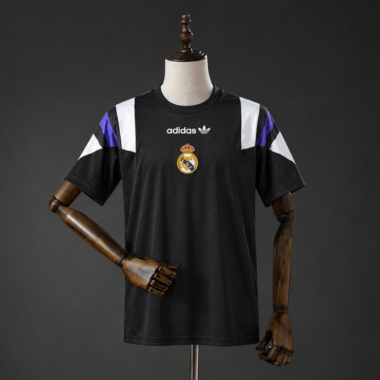 Real Madrid 2026/27 EQT Tröja Herr Svart Fotbollströja
