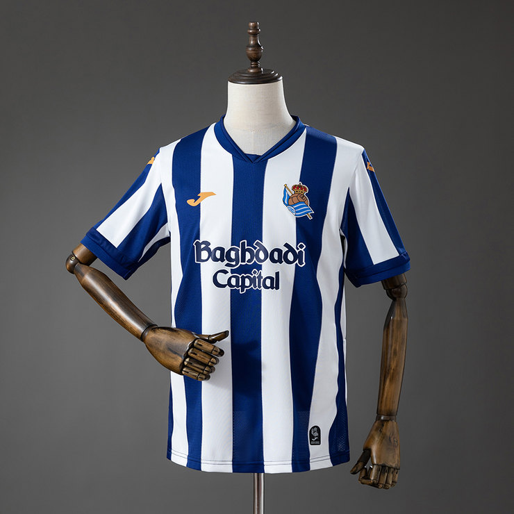 Real Sociedad 2026/27 Hemmatröja Herr Blå och Vit Fotbollströja