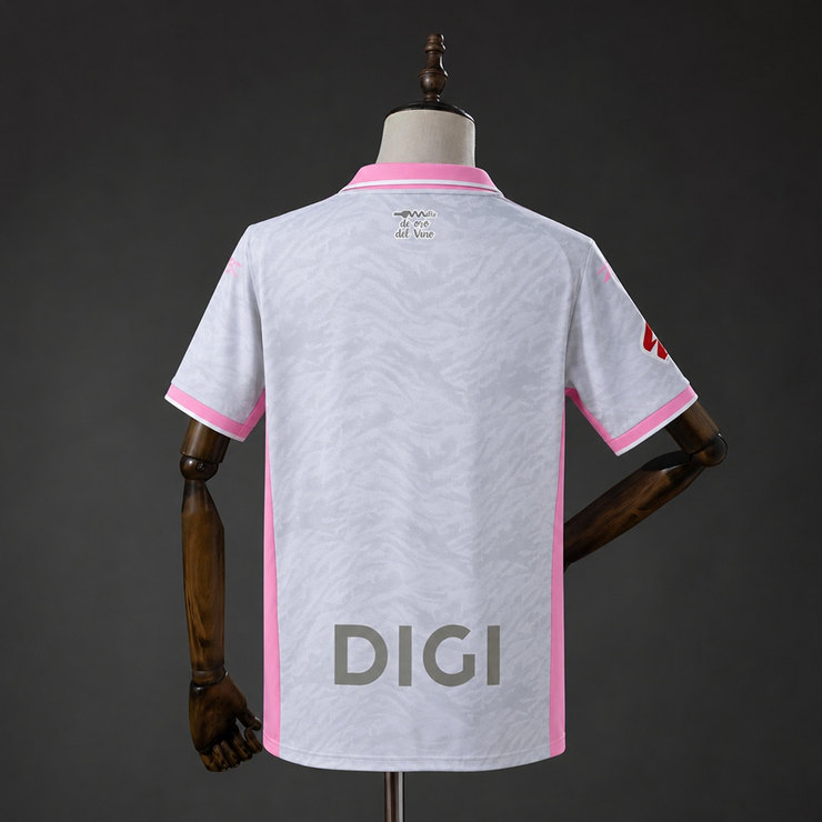 Real Valladolid 2026/27 Tredjetröja Herr Grå och Rosa Fotbollströja