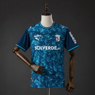 SC Braga 2026/27 Bortatröja Herr Turkos Marinblå och Ljusblå Fotbollströja