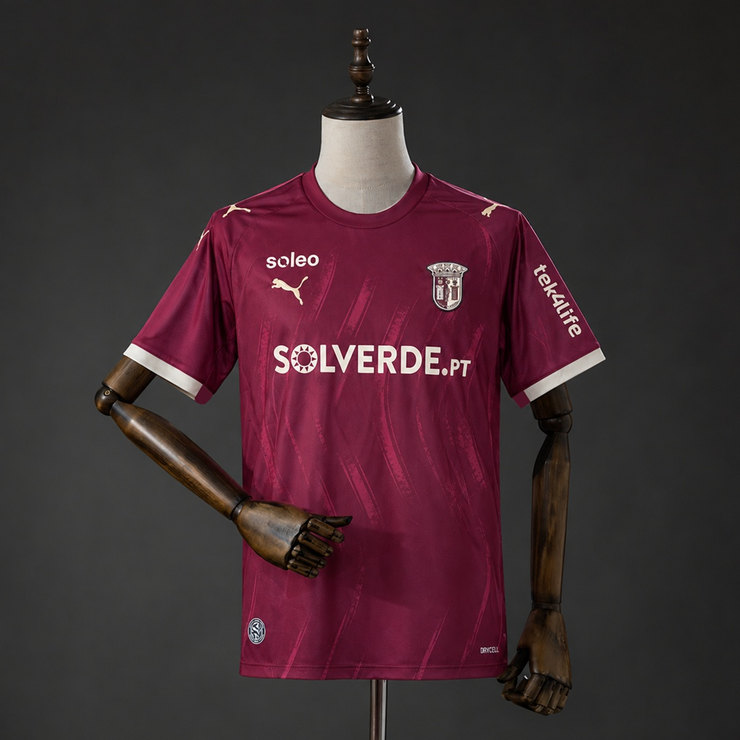 SC Braga 2026/27 Tredjetröja Herr Vinröd Fotbollströja