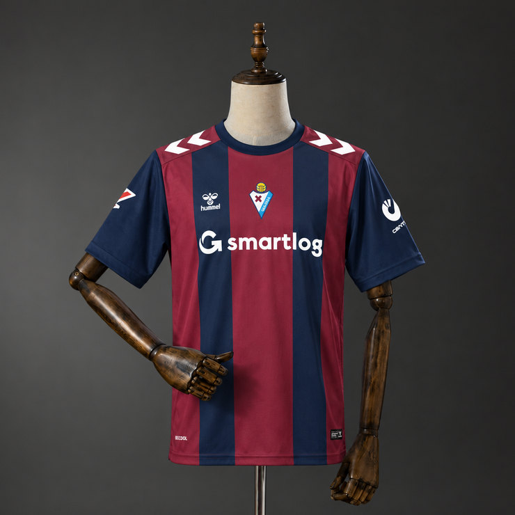 SD Eibar 2026/27 Hemmatröja Herr Marinblå och Vinröd Fotbollströja