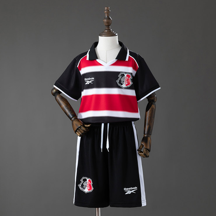 Santa Cruz 2026/27 Hemmaställ Barn Svart Röd och Vit med Shorts