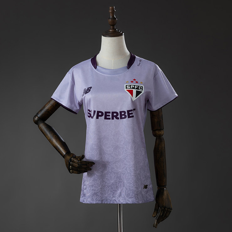 São Paulo 2026/27 Tredjetröja Dam Lila Fotbollströja