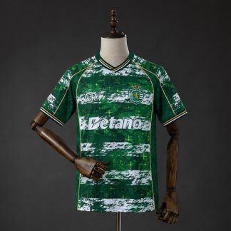 Sporting CP x CR7 Ronaldo 2026/27 Fotbollströja Herr Grön och Vit Fotbollströja