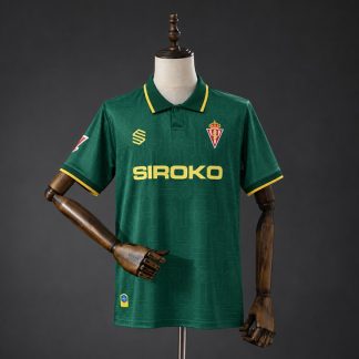 Sporting Gijón 2026/27 Bortatröja Herr Blå och Guld Fotbollströja