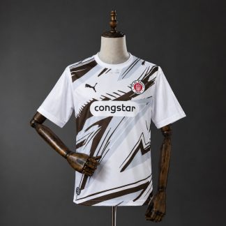 St. Pauli 2026/27 Bortatröja Herr Vit och Mörkbrun Fotbollströja