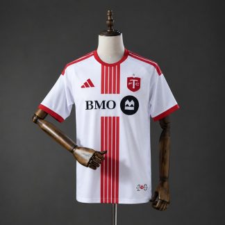 Toronto FC 2026/27 Bortatröja Herr Vit och Röd Fotbollströja