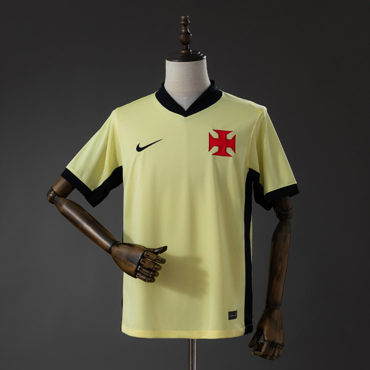 Vasco da Gama 2026/27 Tredjetröja Gul och Svart Fotbollströja